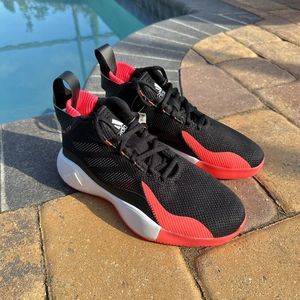 MEN'S adidas D Rose 773 Black Signal Pink Basketball Shoes FW8663